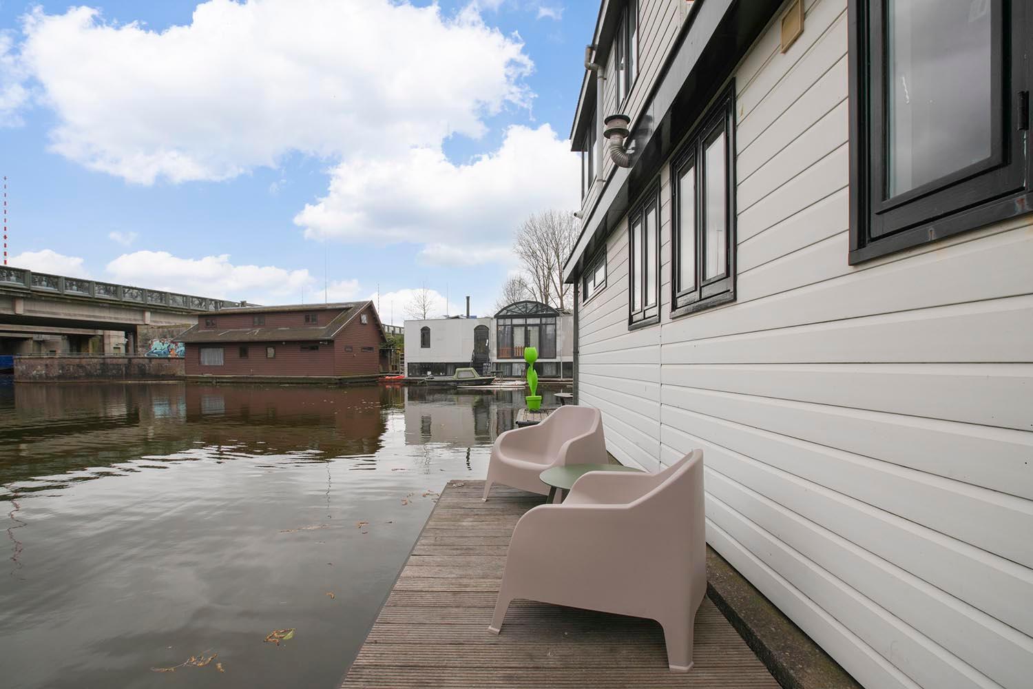 Houseboat The New Lake - Nieuwe Meer Amsterdam Exterior photo