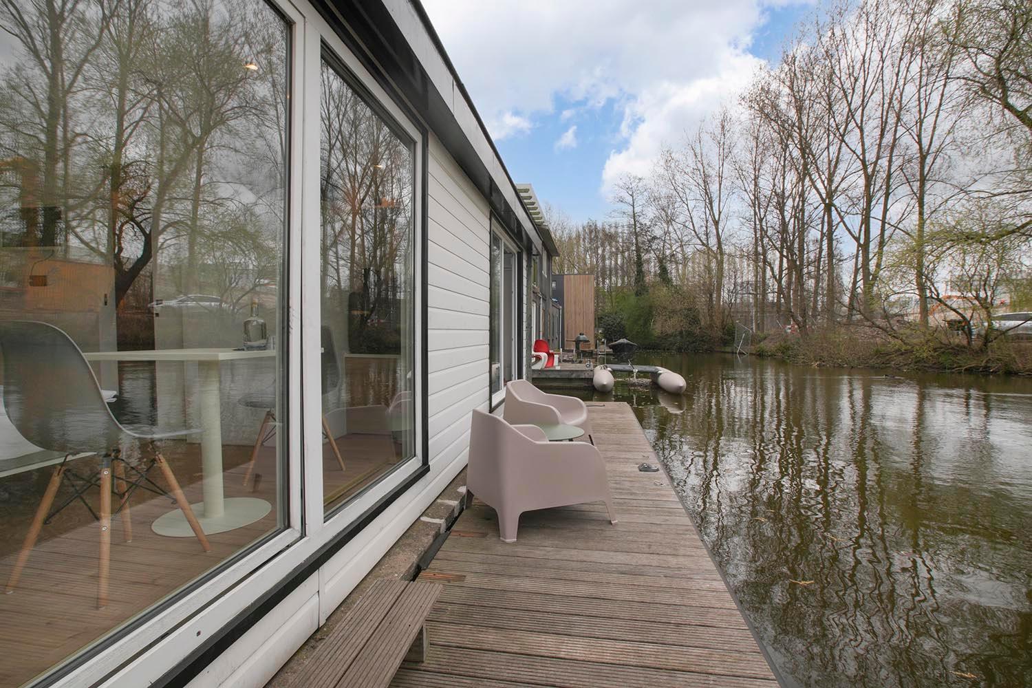 Houseboat The New Lake - Nieuwe Meer Amsterdam Exterior photo